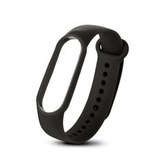 Силиконовый ремешок Silicon Loop для Xiaomi Mi Band 7 (Черный / Black)