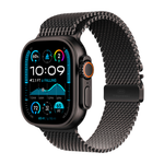 Умные часы Apple Watch Ultra 2 (2024) GPS + Cellular, 49mm, Black Titanium Case with Black Titanium Milanese Loop S, (Черный титан)