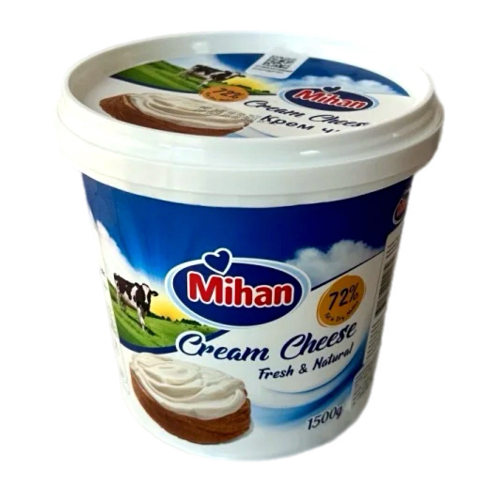 Сыт творожный 72% Кремчиз Mihan 1,5 кг