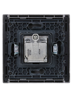 FORTE&PIANO Розетка двойная TV+SAT FP538 сталь IEK