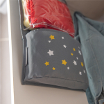 Кармашки для детского сада, на липучке. Пожарная с фетровыми колесами