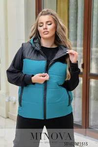Жилет 1515-бирюзовий Minova