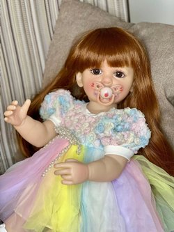 Кукла Реборн виниловая 55см в пакете (FA-540)