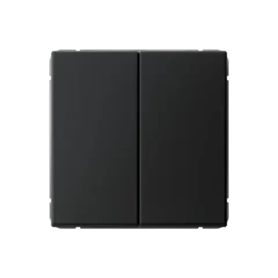 ARTGALLERY 2-клавишный ВЫКЛЮЧАТЕЛЬ, сх.5, 10АХ, механизм, КАРБОН