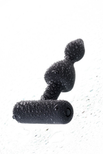 Небольшая анальная вибровтулка Erotist Arrow - 8,5 см. (Цвет: черный)