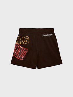 Шорты Cactus Jack Travis Scott x Mitchell & Ness Grambling Tigers Basketball Brown