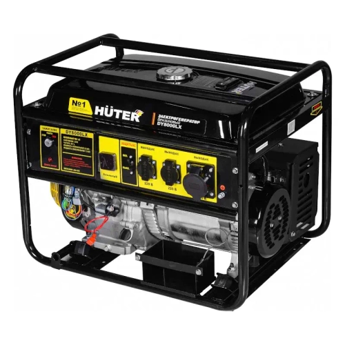HUTER DY8000LX бензиновый генератор 64/1/19