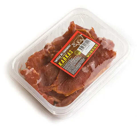 Чипсы вяленые из свинины 500г. Кавказ