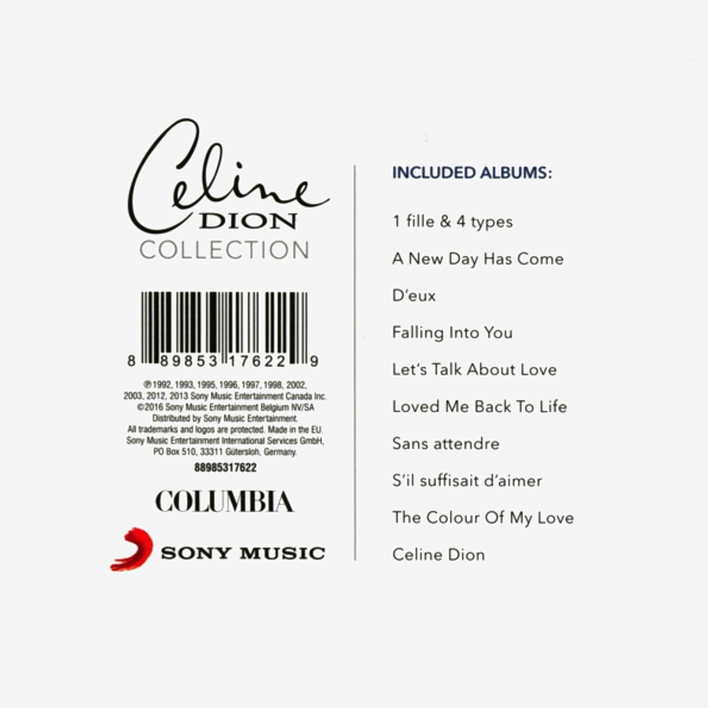 Celine Dion / Collection (10CD)