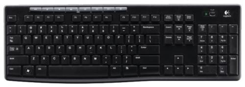 Клавиатура Logitech Wireless Combo MK270 черный