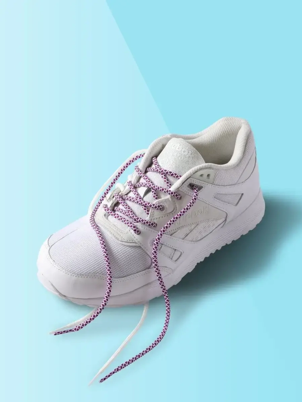 Шнурки Solemate Laces Фиолетово-Белого Цвета