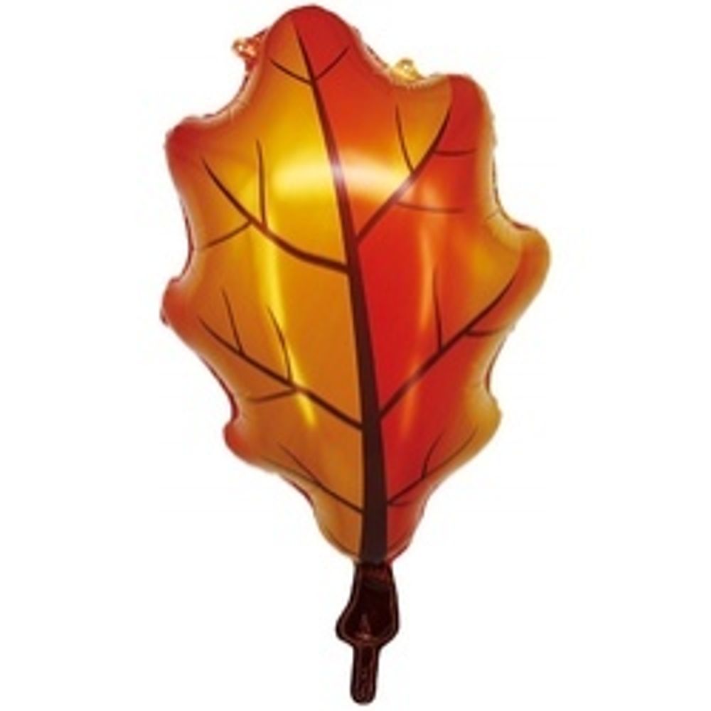 Шар (27''/69 см) Фигура, Осенний лист 1 шт.