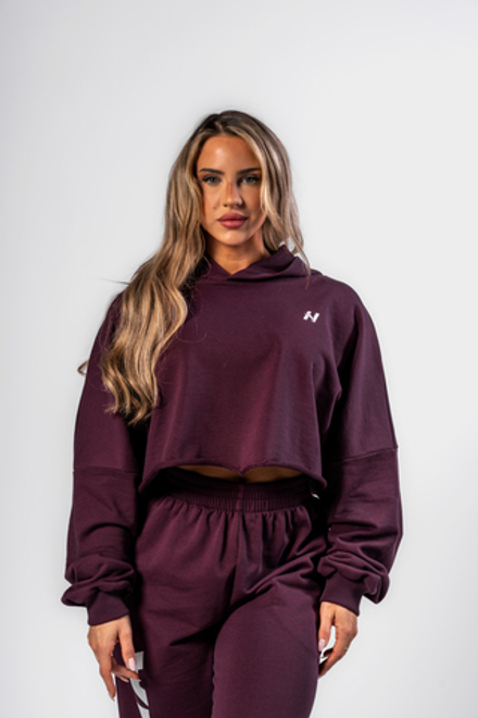 Худи Oversized Hoodie OWN YOUR POWER 433 Бордовый