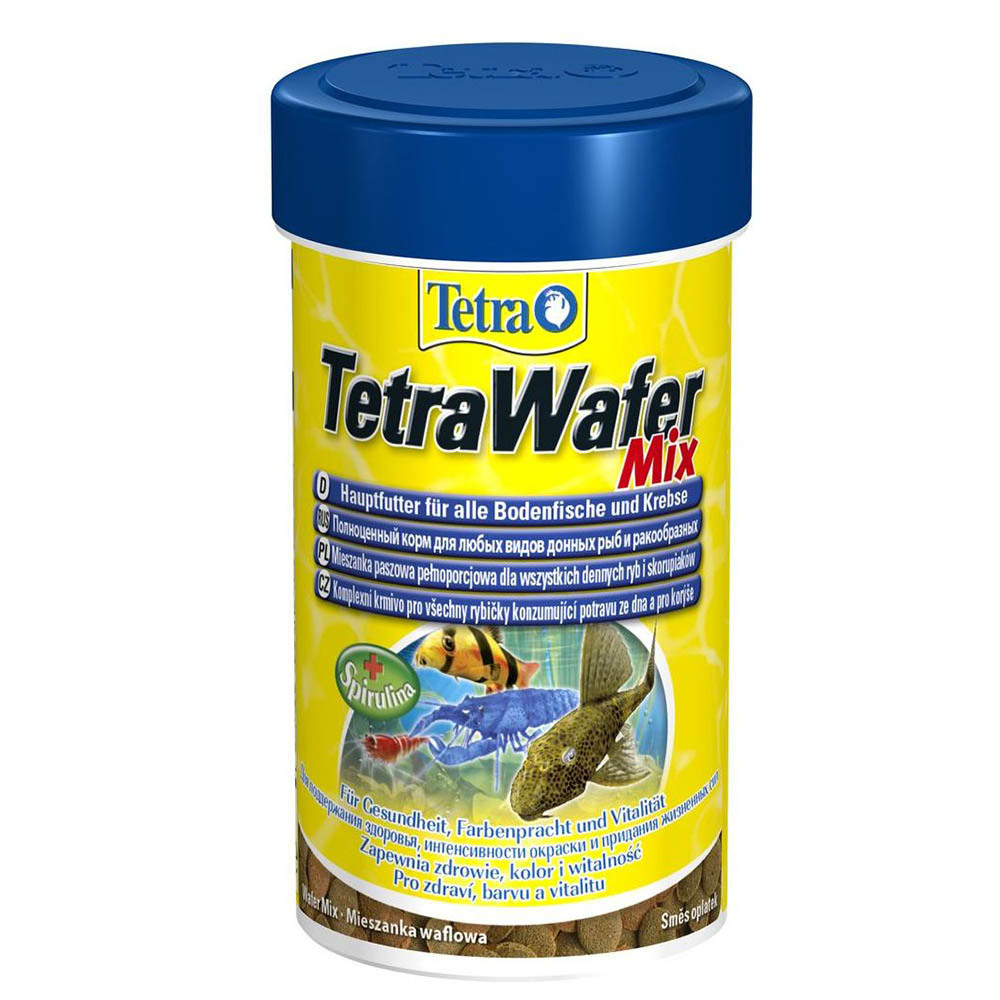 Tetra WaferMix - корм для всех донных рыб с креветкой (пластинки)