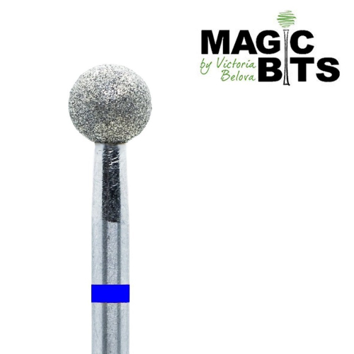 Magic Bits фреза шар 50 синяя насечка