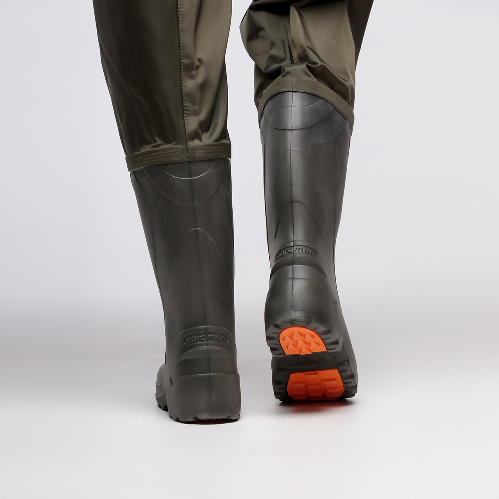 Сапоги рыбацкие (болотники) из ЭВА Nordman Expert (с нейлоном, утепленные), Оливковый