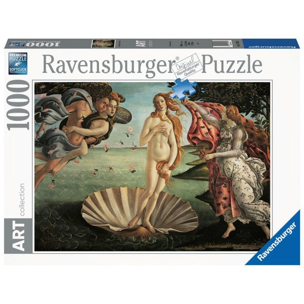 Ravensburger - Коллекция пазлов ART Рождение Венеры 1000 шт. 157693