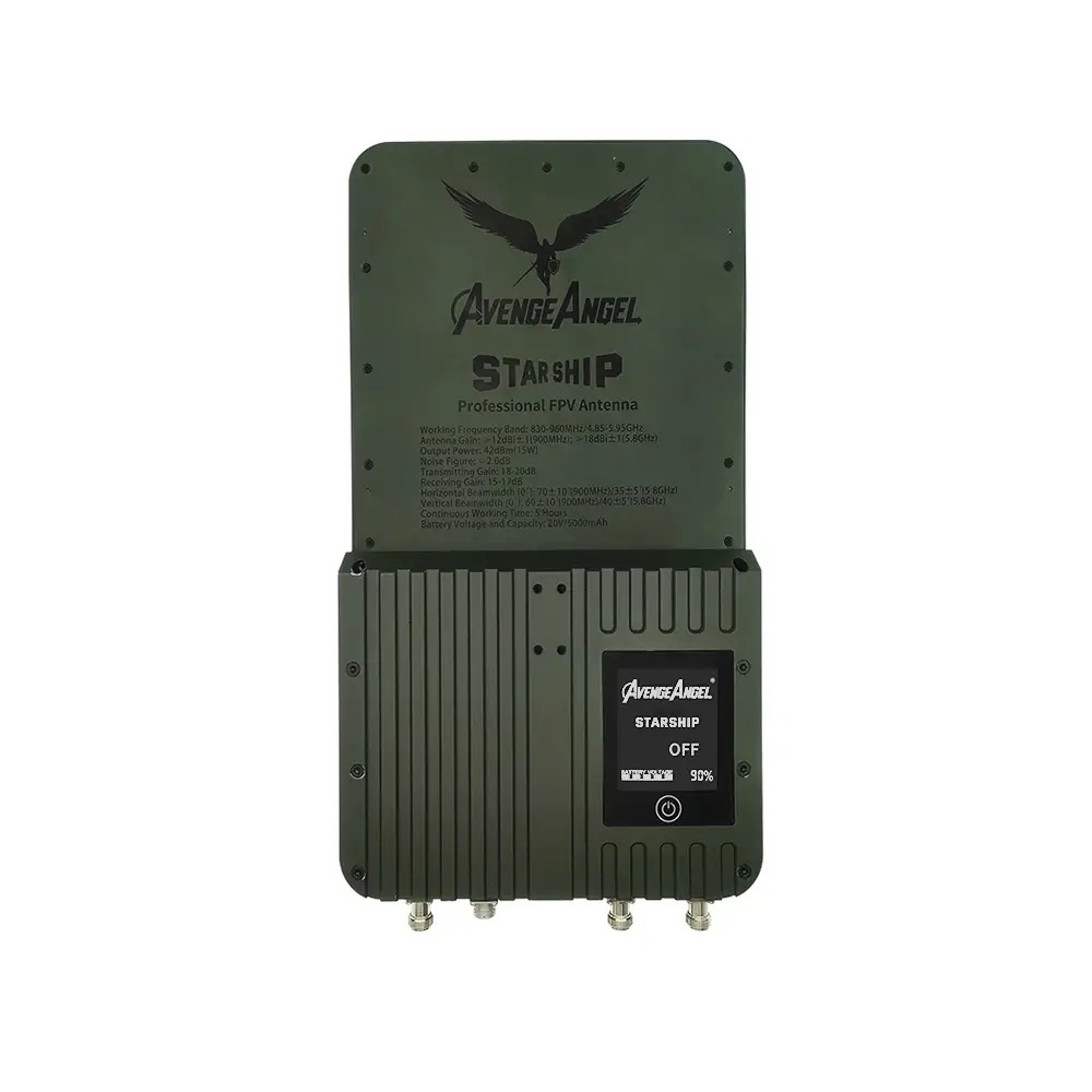 FPV-антенна AvengeAngel StarShip 830-960МГц и 4.85-5.95ГГц усилитель сигнала