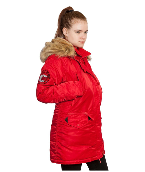 Куртка Аляска Женская - Apolloget Alaska Wmn 2020 (красная - flag red)