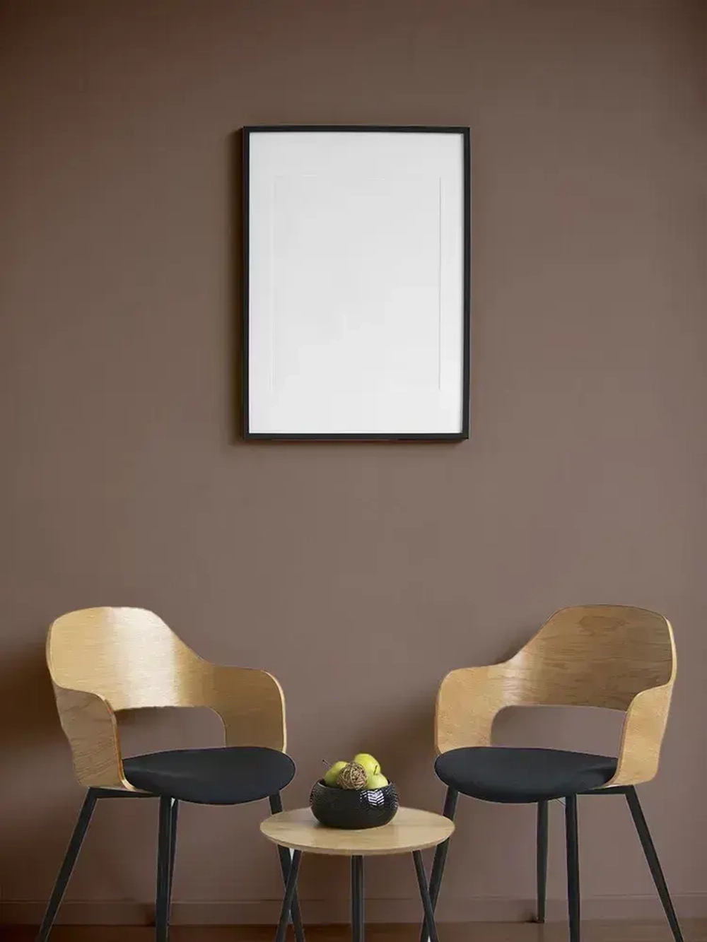 Краска моющаяся для стен без запаха топленый шоколад 0,3кг