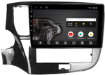 Магнитола Mitsubishi Outlander 3 2019-2022 (прямоугольный климат) - Vomi AK482R10-MTK Android 10, 8-ядер, 2Гб-32Гб