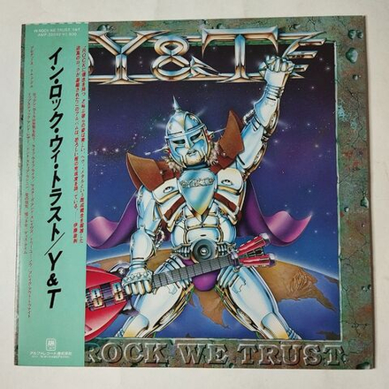 Винтажная виниловая пластинка LP Y and T In Rock We Trust (Japan 1984) (Obi)