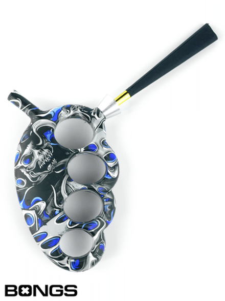 Баблер Mr. Joint Knuckle Bubbler 14см Skulls