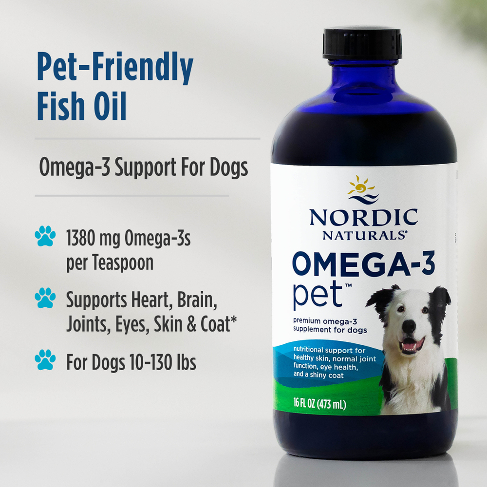 Nordic Naturals, Omega-3 Pet™, для собак, 473 мл (16 жидк. унций)