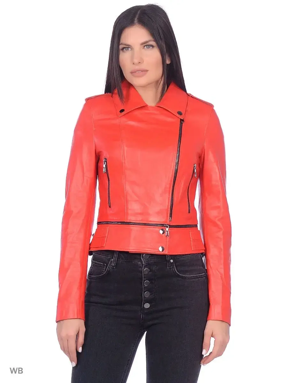 Косуха кожаная куртка женская Турция