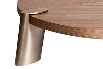 58DB-CT17191LT Стол журнальный св.орех Kong d138*33см,столешница d120