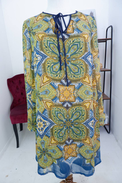 Платье-туника INCITY словно для пляжного отдыха 46 размер