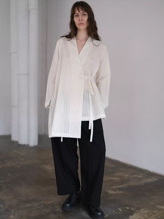 Рубашка молочная из хлопка Ann Demeulemeester
