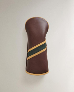 ZARA HOME КОЖАНЫЙ ЧЕХОЛ ДЛЯ КЛЮШКИ ДЛЯ ГОЛЬФА FAIRWAY WOOD, КОРИЧНЕВЫЙ