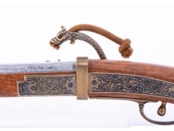 Denix Пистоль с фитильным замком - Танегсима, Япония, ок.1800 г. (Музей V&A. Лондон)