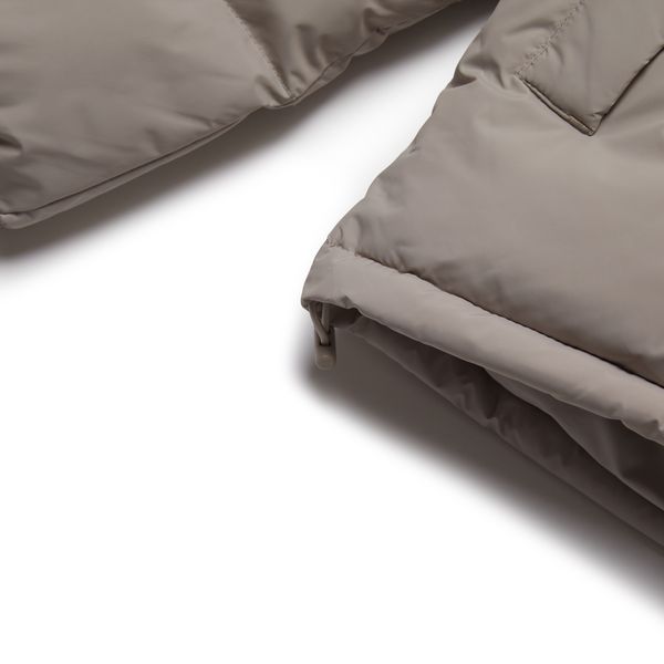 Пуховик Basic Бежевый - фото 13