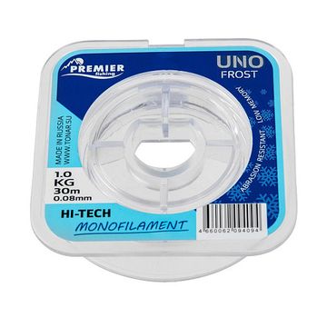 Леска UNO FROST 0,08mm/30m Clear Nylon PREMIER fishing (PR-UF-T-008-30)