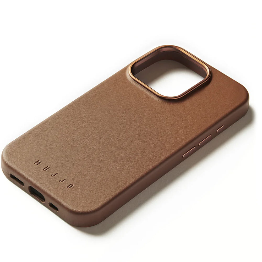 Чехол Mujjo Leather Case Apple iPhone 16 Pro Magsafe (tan)