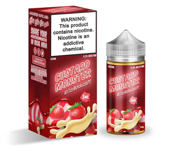 Купить Жидкость Custard Monster Original - Strawberry 100 мл