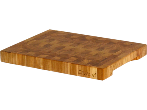 Торцевая разделочная доска 40x30x4 см. ясень,  арт. 060