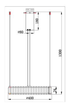 Светильник подвесной Divinare Renata 1135/17 SP-25