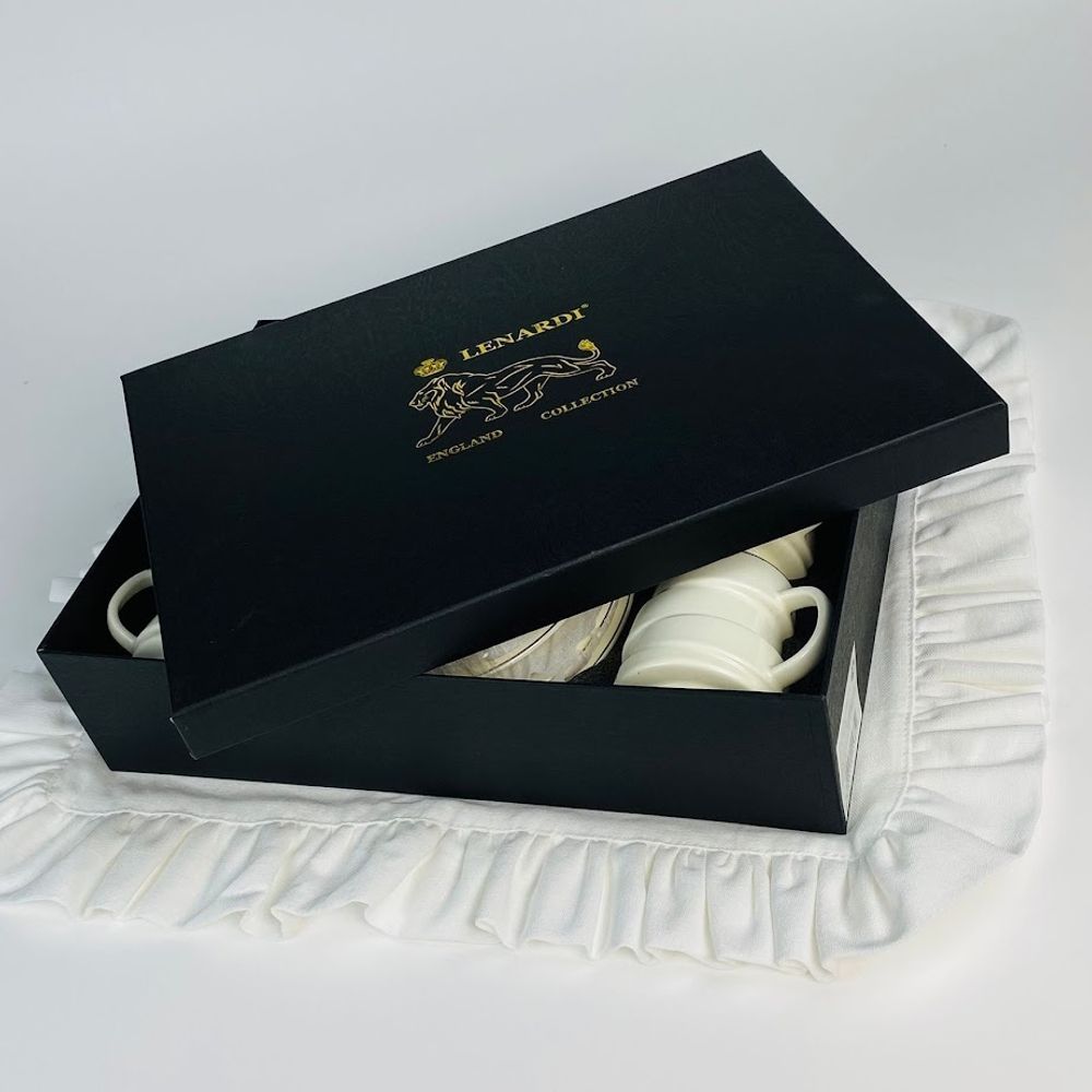 Lenardi 155-006 Кофейный набор 12пр. 140мл в под.уп.(х8)Фарфор