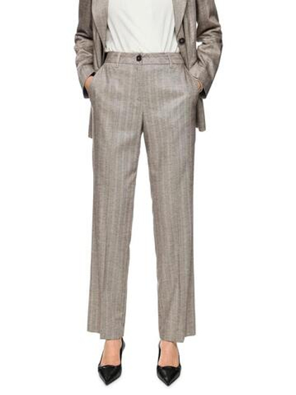 Marc Cain Брюки в полоску украшенные стразами