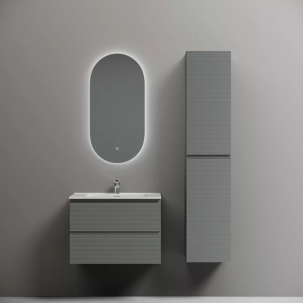 Тумба с раковиной Sancos Folk 70 FL70ES Ergraut soft