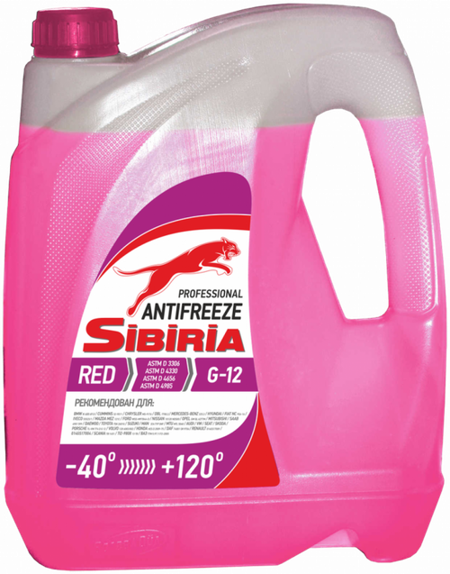Антифриз SIBIRIA G12+ red -40 5кг
