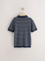 Поло для мальчика Next AA8-939, Темно-синий, Белый