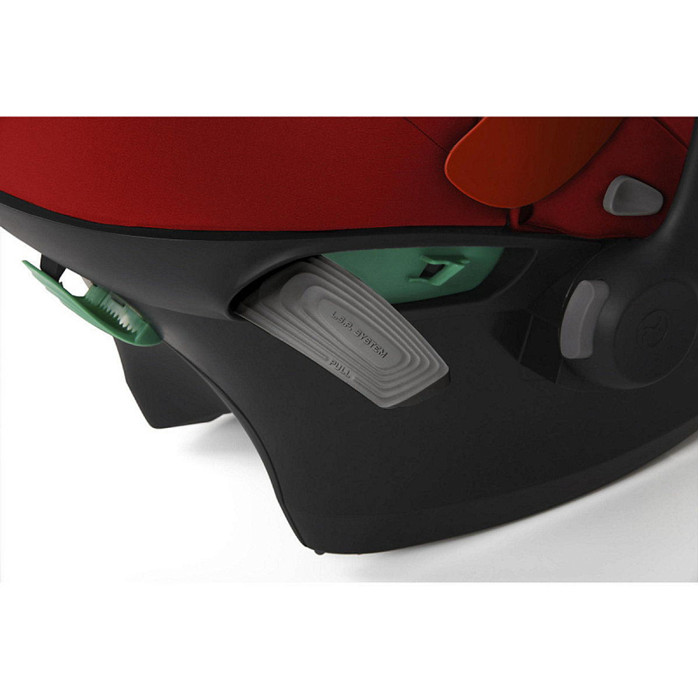 Коляска 3 в 1 Cybex Priam IV Chrome Brown complete и автокресло Aton S2 i-Size Hibiscus Red Leaf Green