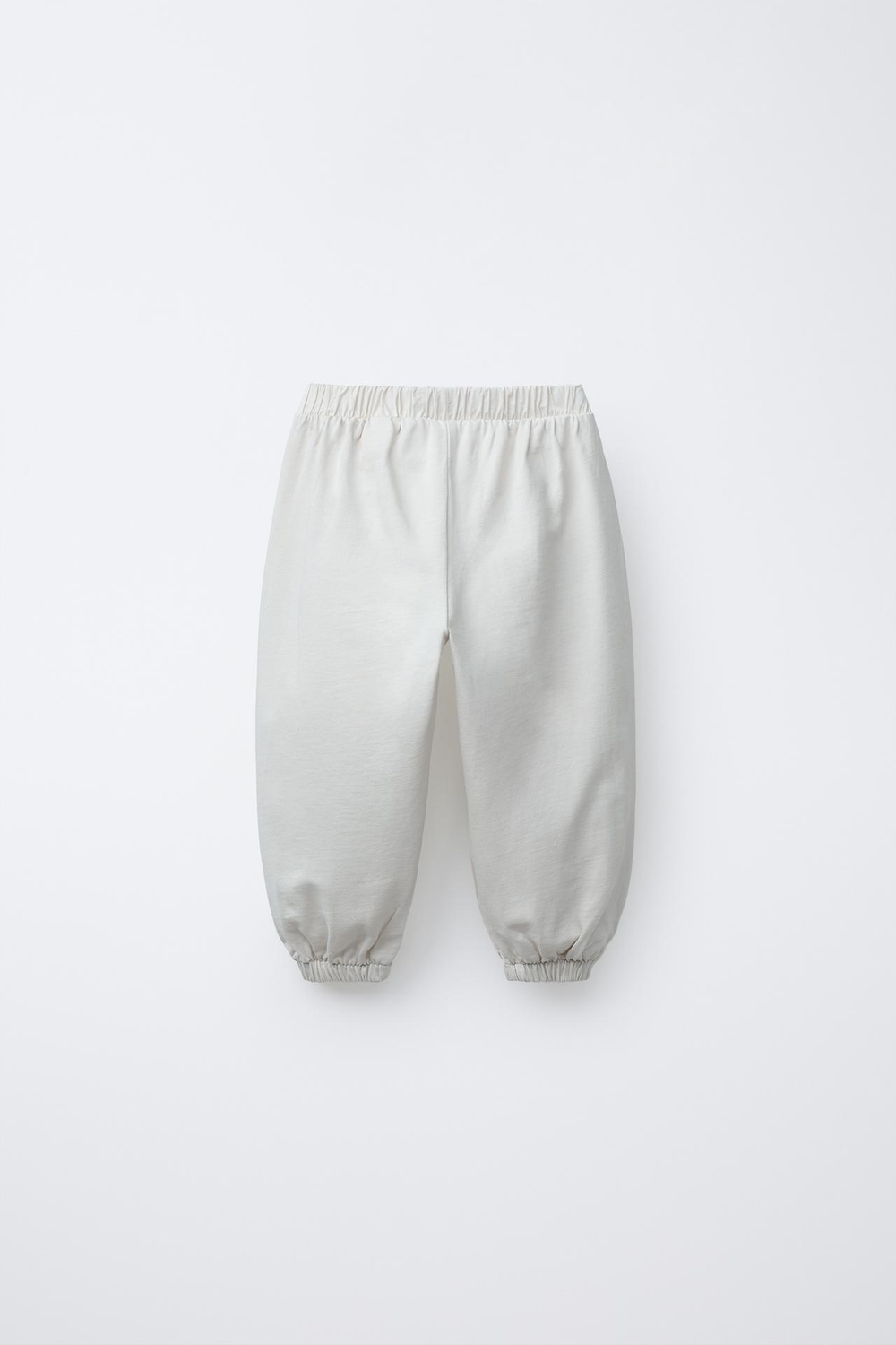 ZARA КОМБИНИРОВАННЫЕ БРЮКИ-ДЖОГГЕРЫ, КАМЕННО-СЕРЫЙ