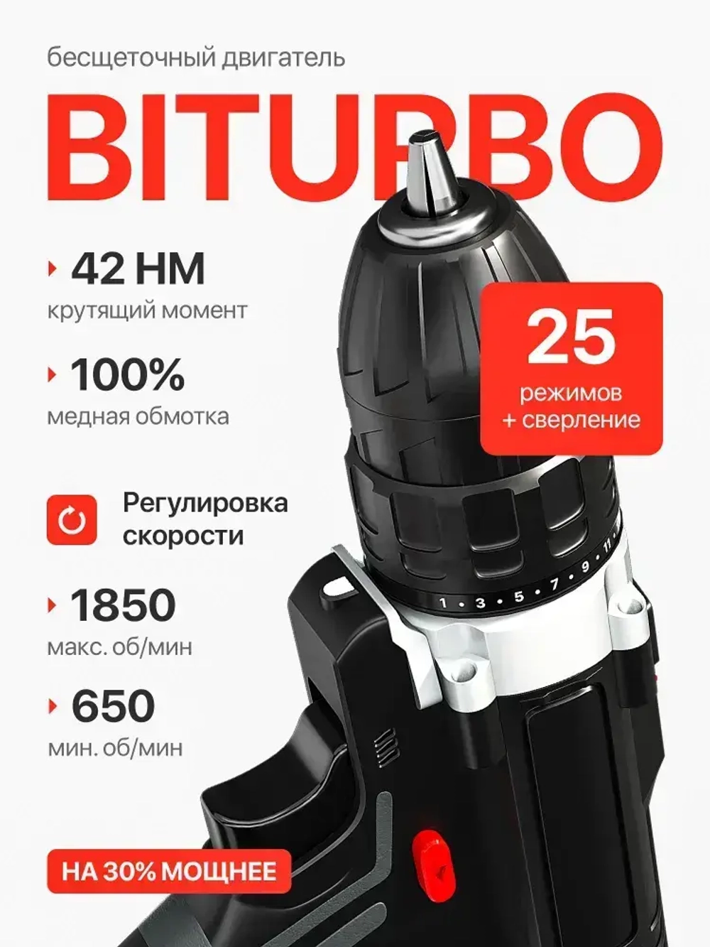 KD HAMMER-DRILL Дрель-шуруповерт, 21 В, 42 Нм, 2 АКБ