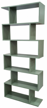 Стеллаж 72х24х174, Марм, напольный, зеленый