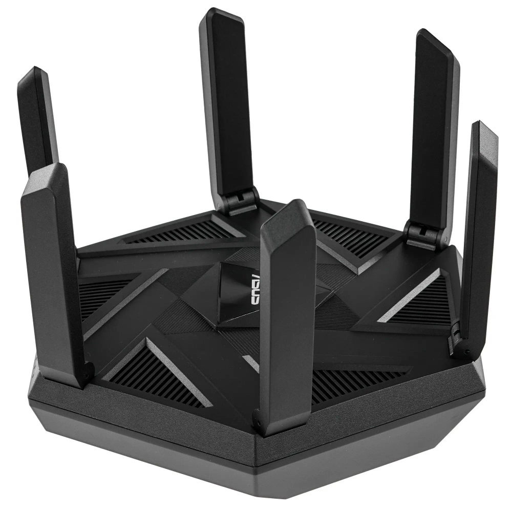 Wi-Fi-роутер ASUS RT-AXE7800, 5 LAN-портов, 6 внешних антенн, 2,4/5 ГГц